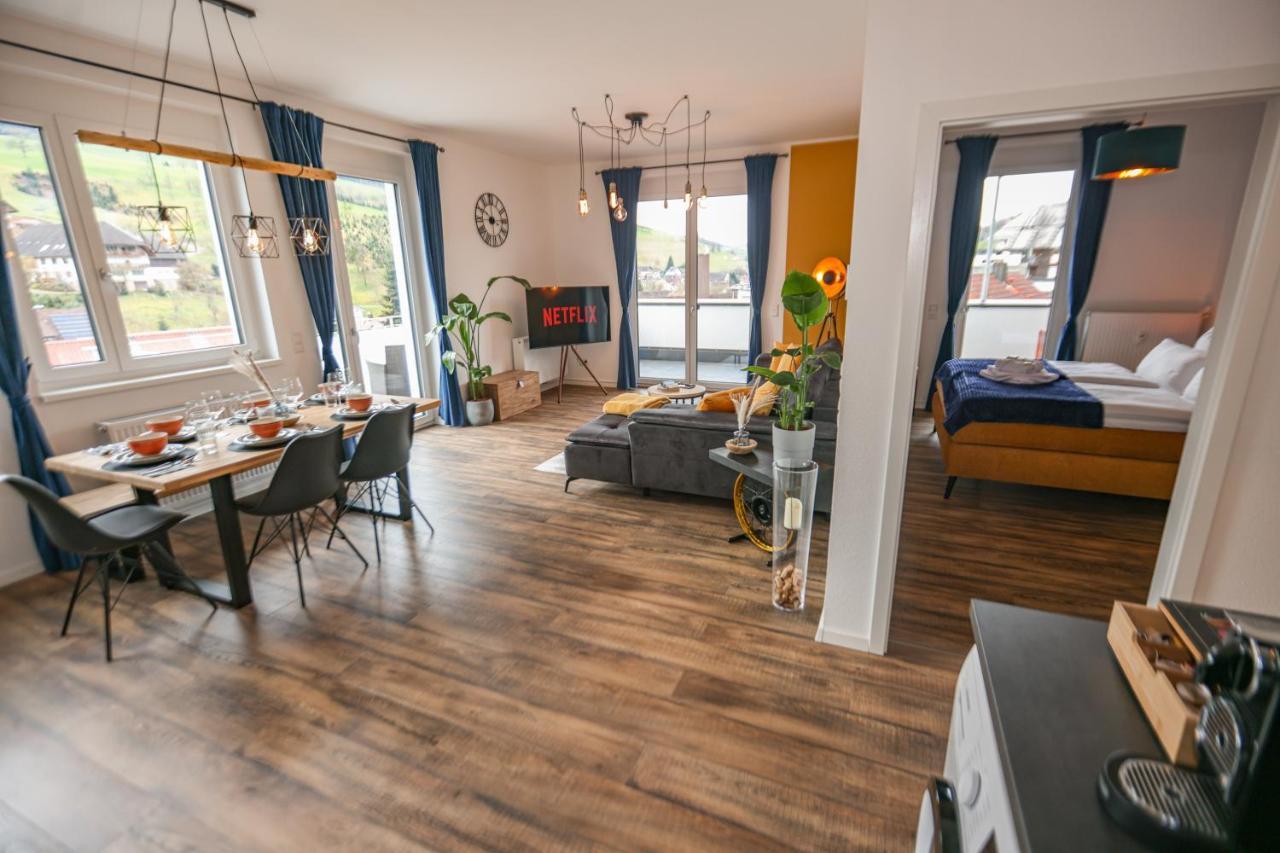 Apartament Penthouse I 106 Qm I 2 Balkone I Boxspring I Nespresso I Parkplatz Oberharmersbach Zewnętrze zdjęcie